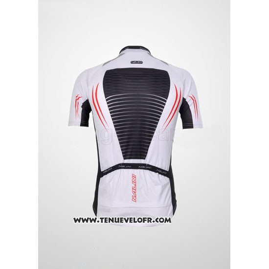 2010 Maillot Ciclismo Nalini Noir et Blanc Manches Courtes et Cuissard