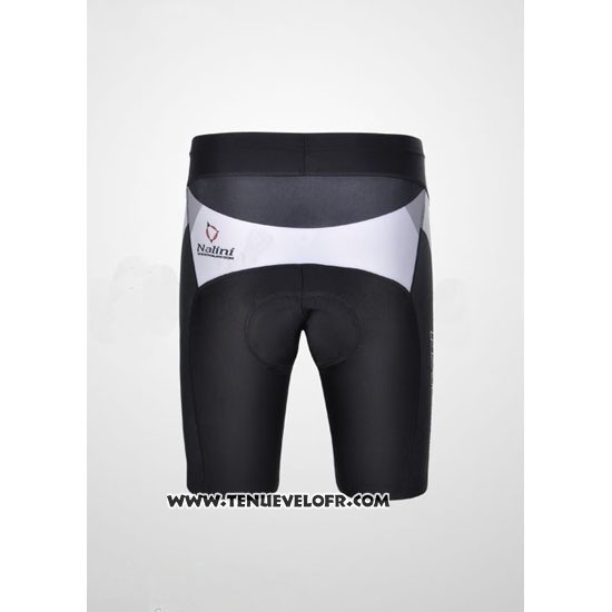 2010 Maillot Ciclismo Nalini Noir et Blanc Manches Courtes et Cuissard