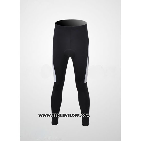 2010 Maillot Ciclismo Nalini Noir et Blanc Manches Longues et Cuissard