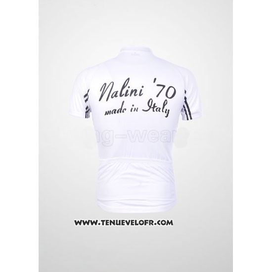 2011 Maillot Ciclismo Nalini Blanc Manches Courtes et Cuissard