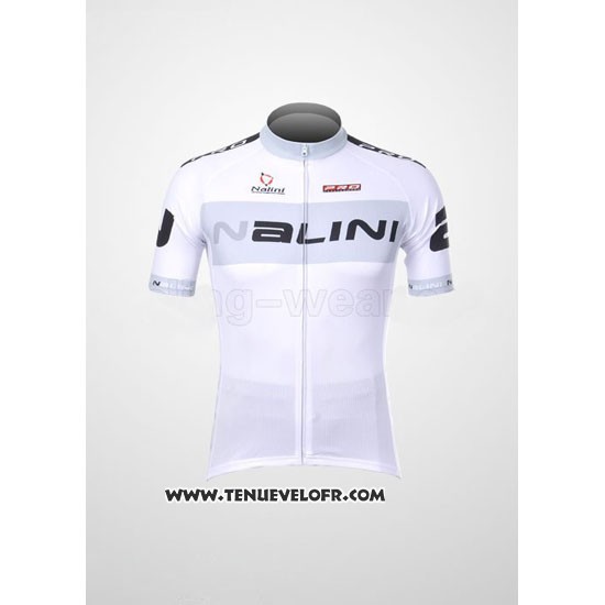2012 Maillot Ciclismo Nalini Blanc Manches Courtes et Cuissard