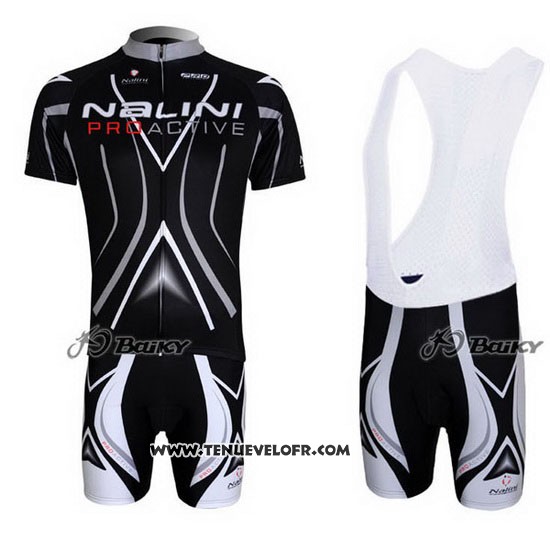 2012 Maillot Ciclismo Nalini Noir Manches Courtes et Cuissard