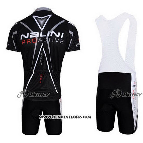 2012 Maillot Ciclismo Nalini Noir Manches Courtes et Cuissard