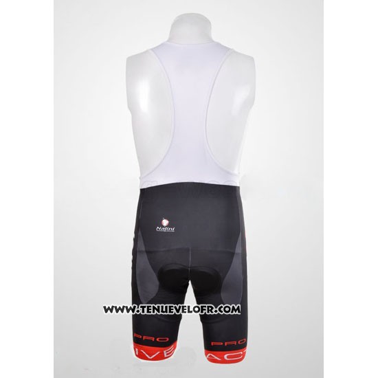 2012 Maillot Ciclismo Nalini Noir et Rouge Manches Courtes et Cuissard