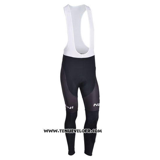 2013 Maillot Ciclismo Nalini Noir et Azur Manches Longues et Cuissard