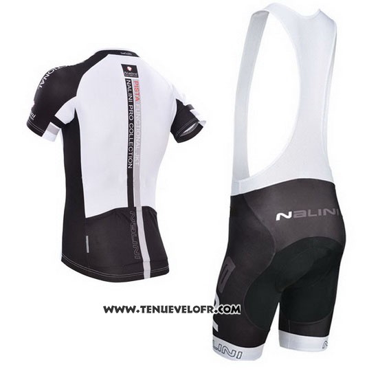 2014 Maillot Ciclismo Nalini Blanc Manches Courtes et Cuissard