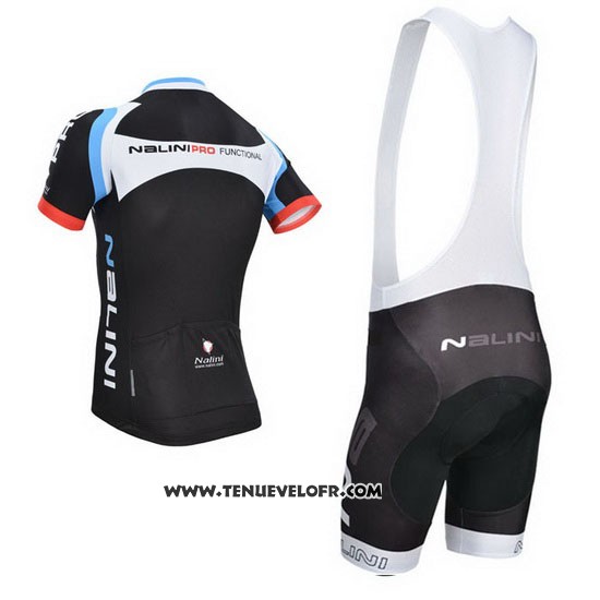 2014 Maillot Ciclismo Nalini Noir Manches Courtes et Cuissard