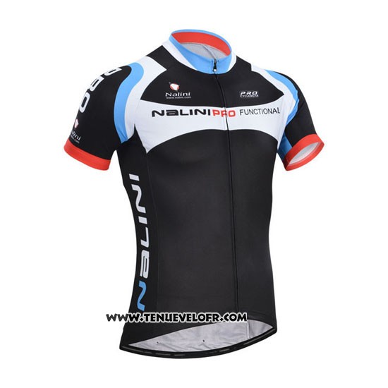 2014 Maillot Ciclismo Nalini Noir Manches Courtes et Cuissard