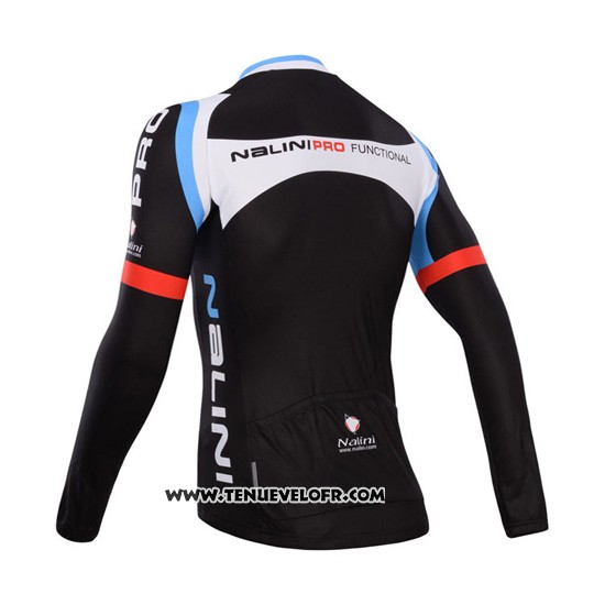 2014 Maillot Ciclismo Nalini Noir Manches Longues et Cuissard