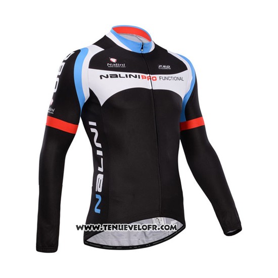 2014 Maillot Ciclismo Nalini Noir Manches Longues et Cuissard