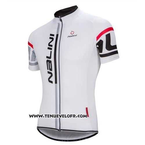 2016 Maillot Ciclismo Nalini Blanc Manches Courtes et Cuissard