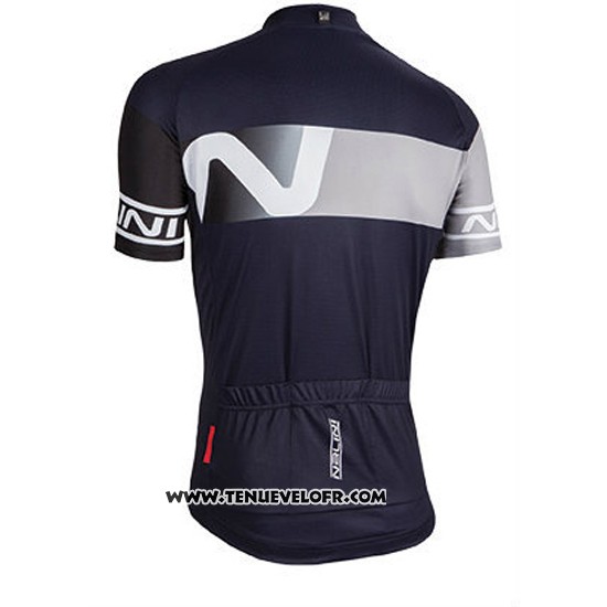 2016 Maillot Ciclismo Nalini Fonce Bleu Manches Courtes et Cuissard