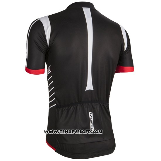 2016 Maillot Ciclismo Nalini Gris et Noir Manches Courtes et Cuissard