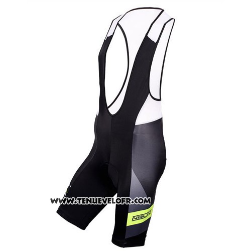 2016 Maillot Ciclismo Nalini Noir et Vert Manches Courtes et Cuissard