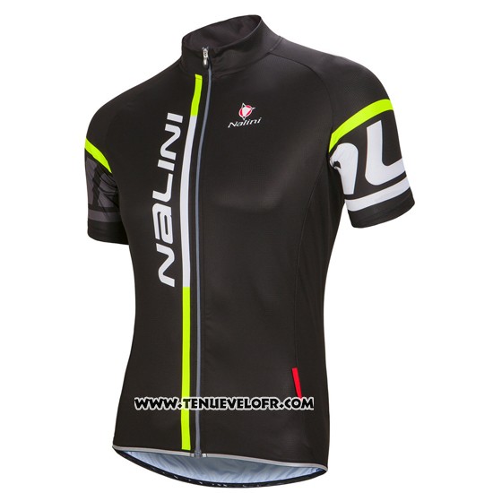 2016 Maillot Ciclismo Nalini Profond Noir Manches Courtes et Cuissard