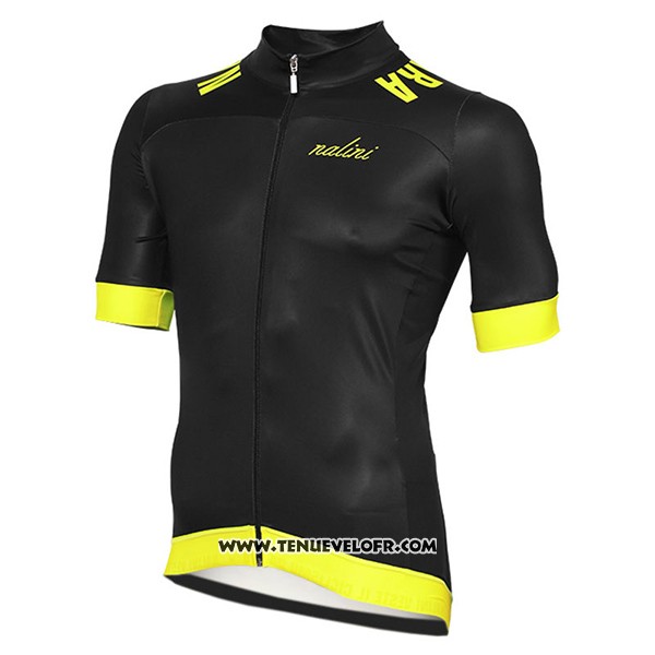 2017 Maillot Ciclismo Nalini Curva Mavone Noir Manches Courtes et Cuissard
