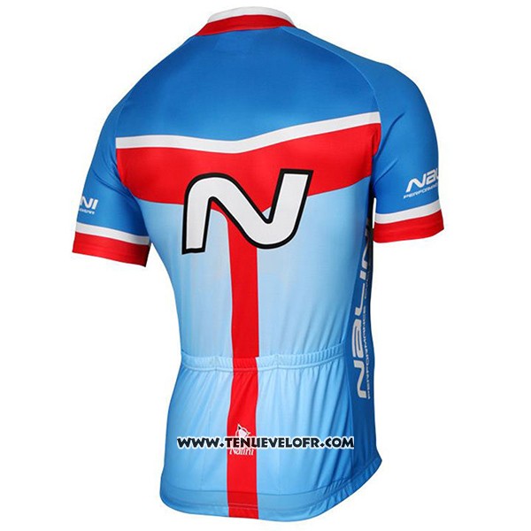 2017 Maillot Ciclismo Nalini Navision Azur Manches Courtes et Cuissard