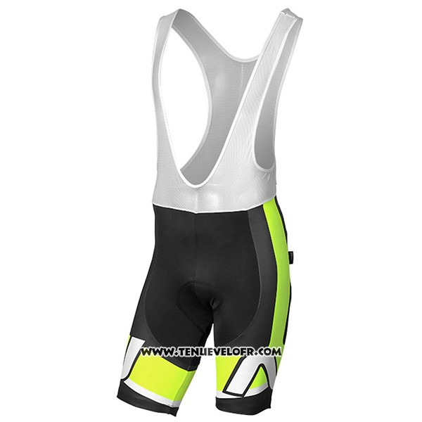 2017 Maillot Ciclismo Nalini Navision Vert et Gris Manches Courtes et Cuissard