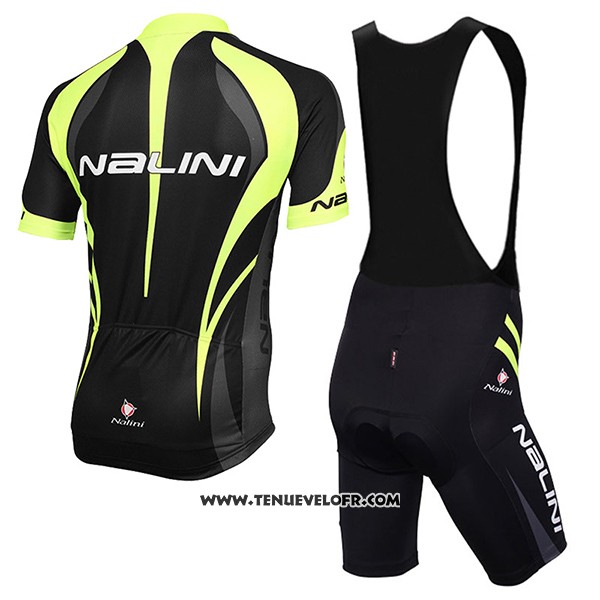 2017 Maillot Ciclismo Nalini Predazzo Noir Manches Courtes et Cuissard