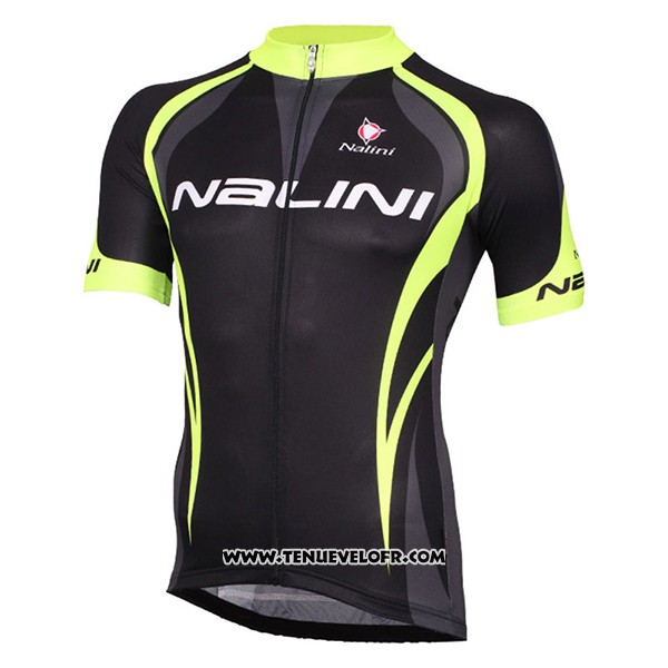 2017 Maillot Ciclismo Nalini Predazzo Noir Manches Courtes et Cuissard