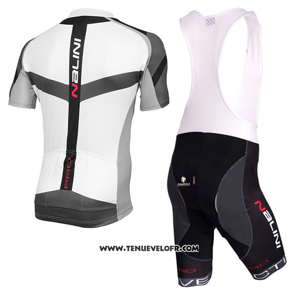 2017 Maillot Ciclismo Nalini Rigel Blanc Manches Courtes et Cuissard