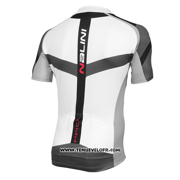 2017 Maillot Ciclismo Nalini Rigel Blanc Manches Courtes et Cuissard