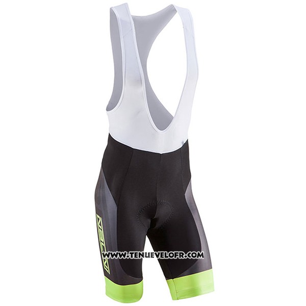 2017 Maillot Ciclismo Nalini Roma Noir et Vert Manches Courtes et Cuissard