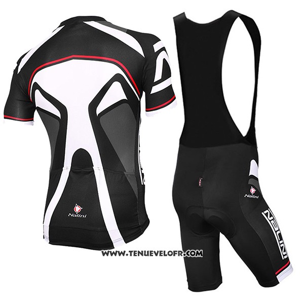 2017 Maillot Ciclismo Nalini Salorno Noir Manches Courtes et Cuissard