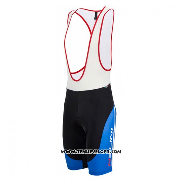 2017 Maillot Ciclismo Nalini Sinello Ti Bleu Manches Courtes et Cuissard
