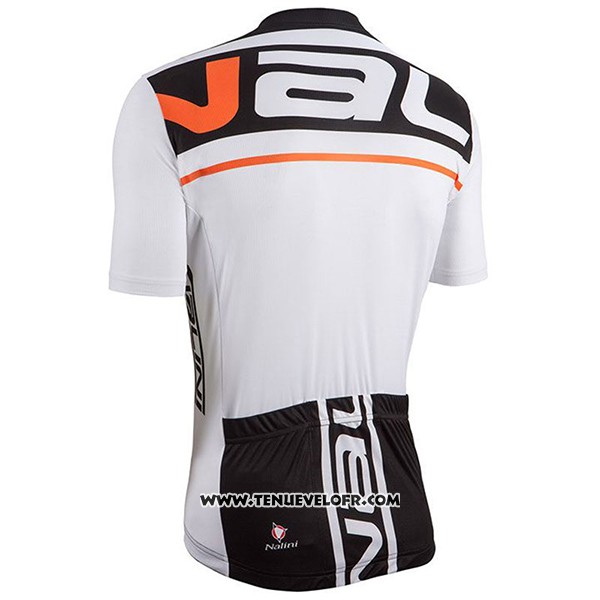 2017 Maillot Ciclismo Nalini Speed Noir et Blanc Manches Courtes et Cuissard