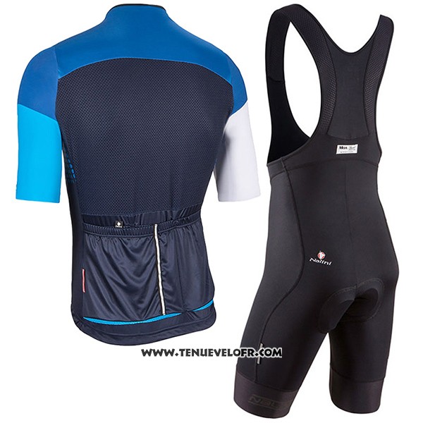 2017 Maillot Ciclismo Nalini Velodromo Bleu Manches Courtes et Cuissard