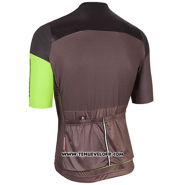 2017 Maillot Ciclismo Nalini Velodromo Marron Manches Courtes et Cuissard