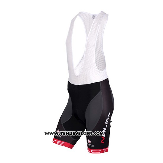 2018 Maillot Ciclismo Nalini Blanc et Noir Manches Courtes et Cuissard