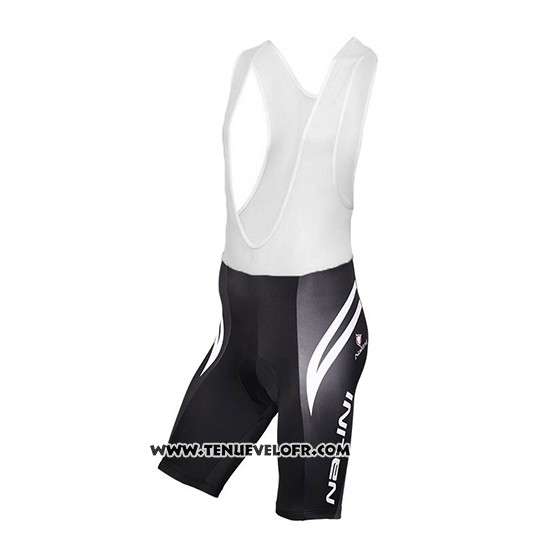 2018 Maillot Ciclismo Nalini Noir et Blanc Manches Courtes et Cuissard