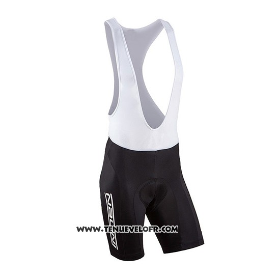 2018 Maillot Ciclismo Nalini Noir et Bleu Manches Courtes et Cuissard