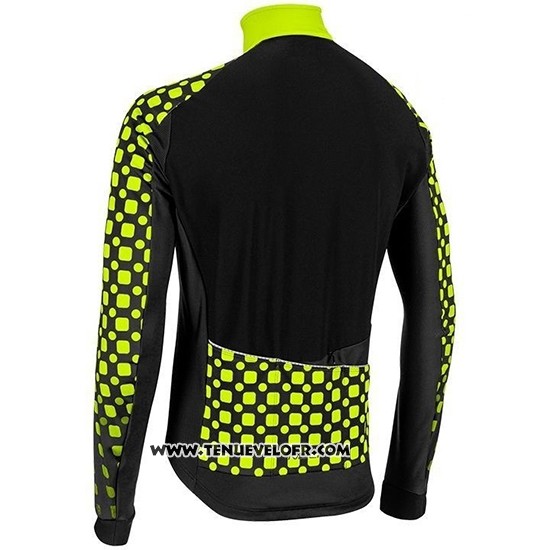 2019 Maillot Ciclismo Nalini CRIT 3L 2.0 Noir Jaune Manches Longues et Cuissard