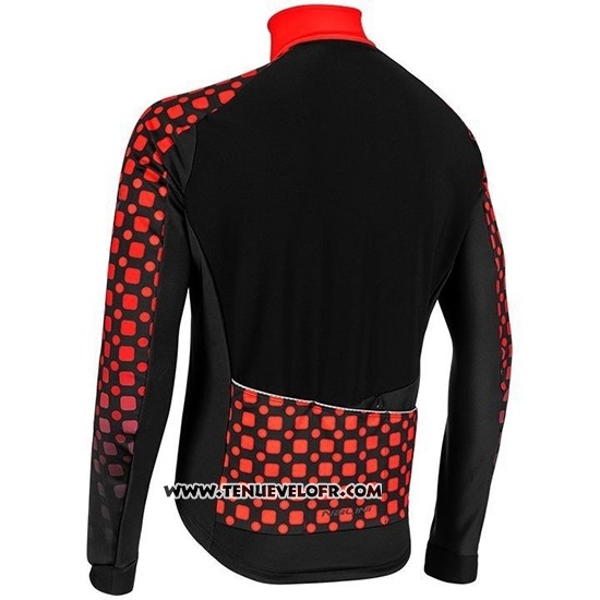 2019 Maillot Ciclismo Nalini CRIT 3L 2.0 Noir Rouge Manches Longues et Cuissard
