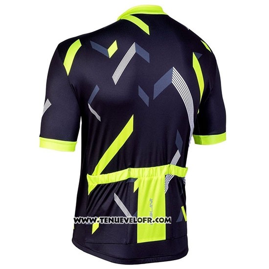 2019 Maillot Ciclismo Nalini Descesa 2.0 Noir Jaune Manches Courtes et Cuissard