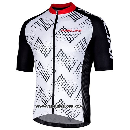 2019 Maillot Ciclismo Nalini Podio 2.0 Noir Blanc Manches Courtes et Cuissard