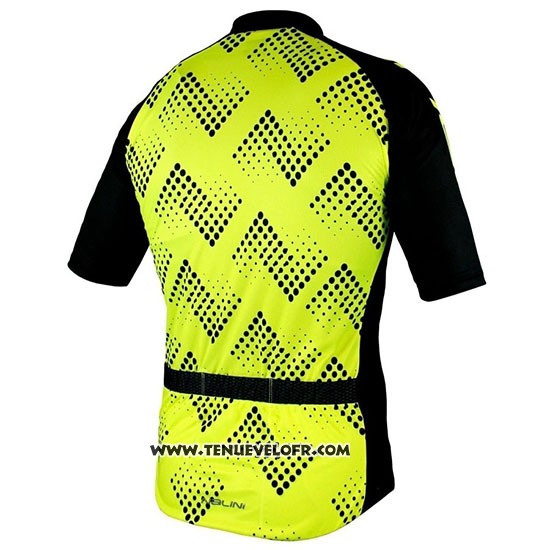 2019 Maillot Ciclismo Nalini Podio 2.0 Noir Jaune Manches Courtes et Cuissard
