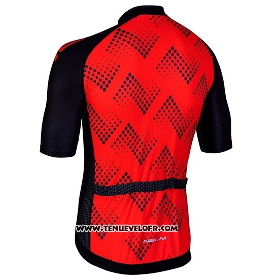 2019 Maillot Ciclismo Nalini Podio 2.0 Noir Rouge Manches Courtes et Cuissard