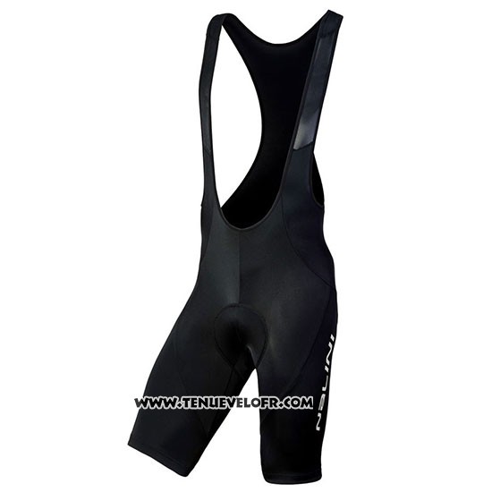2019 Maillot Ciclismo Nalini Volata 2.0 Noir Bleu Manches Courtes et Cuissard