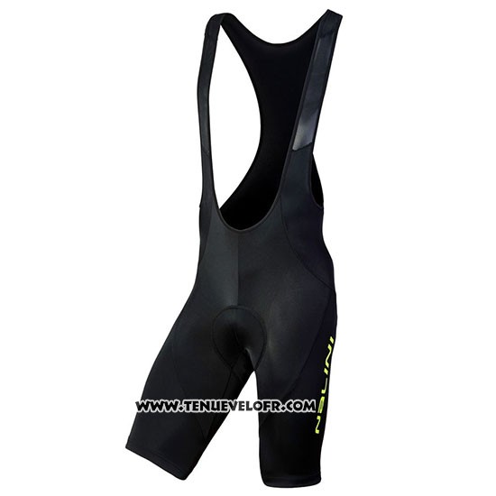2019 Maillot Ciclismo Nalini Volata 2.0 Noir Jaune Manches Courtes et Cuissard