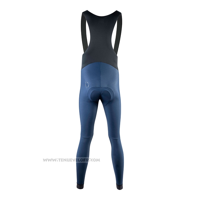 2021 Maillot Cyclisme Nalini Bleu Manches Longues et Cuissard