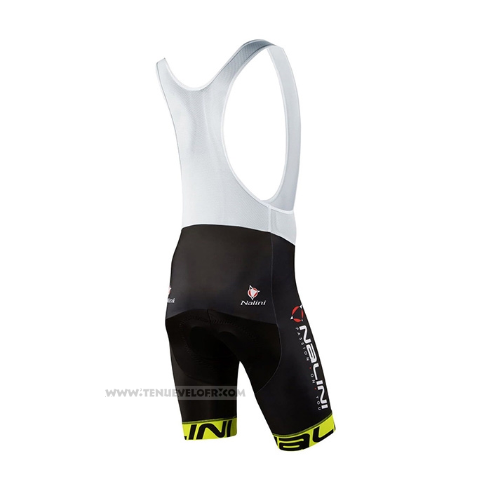 2021 Maillot Cyclisme Nalini Jaune Manches Courtes et Cuissard