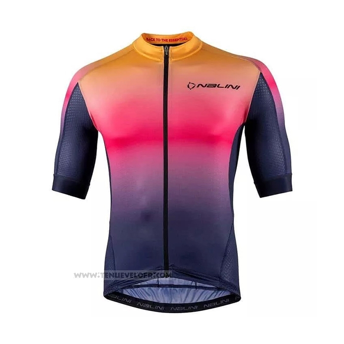 2021 Maillot Cyclisme Nalini Multicolore Manches Courtes et Cuissard