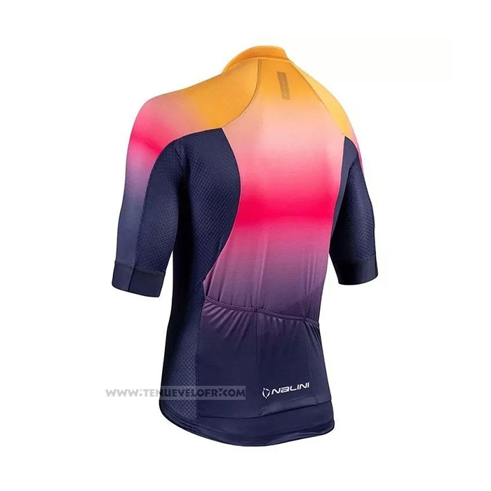 2021 Maillot Cyclisme Nalini Multicolore Manches Courtes et Cuissard
