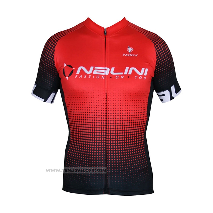 2021 Maillot Cyclisme Nalini Rouge Manches Courtes et Cuissard