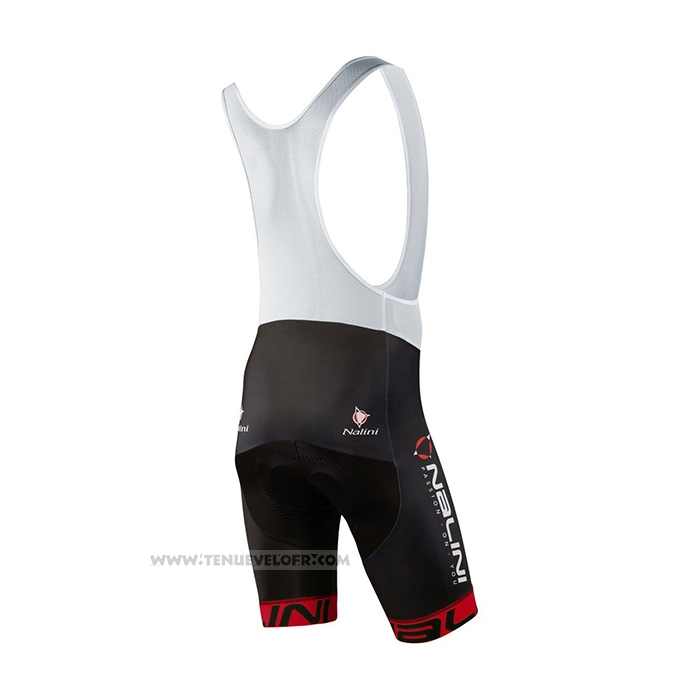2021 Maillot Cyclisme Nalini Rouge Manches Courtes et Cuissard