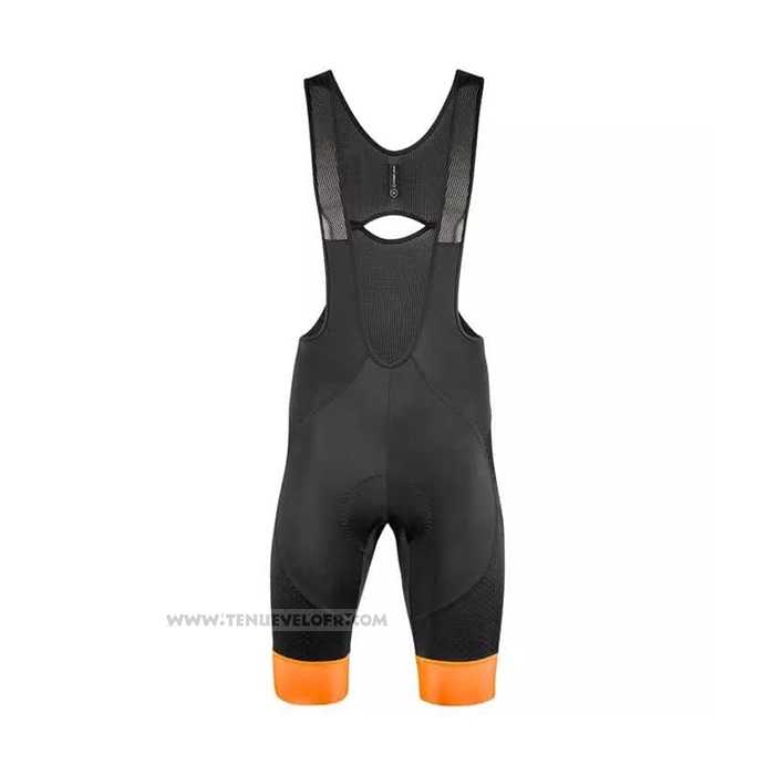 2021 Maillot Cyclisme Nalini Vert Orange Manches Courtes et Cuissard